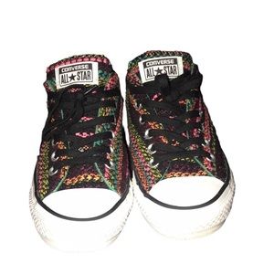 Converse embroidered low tops